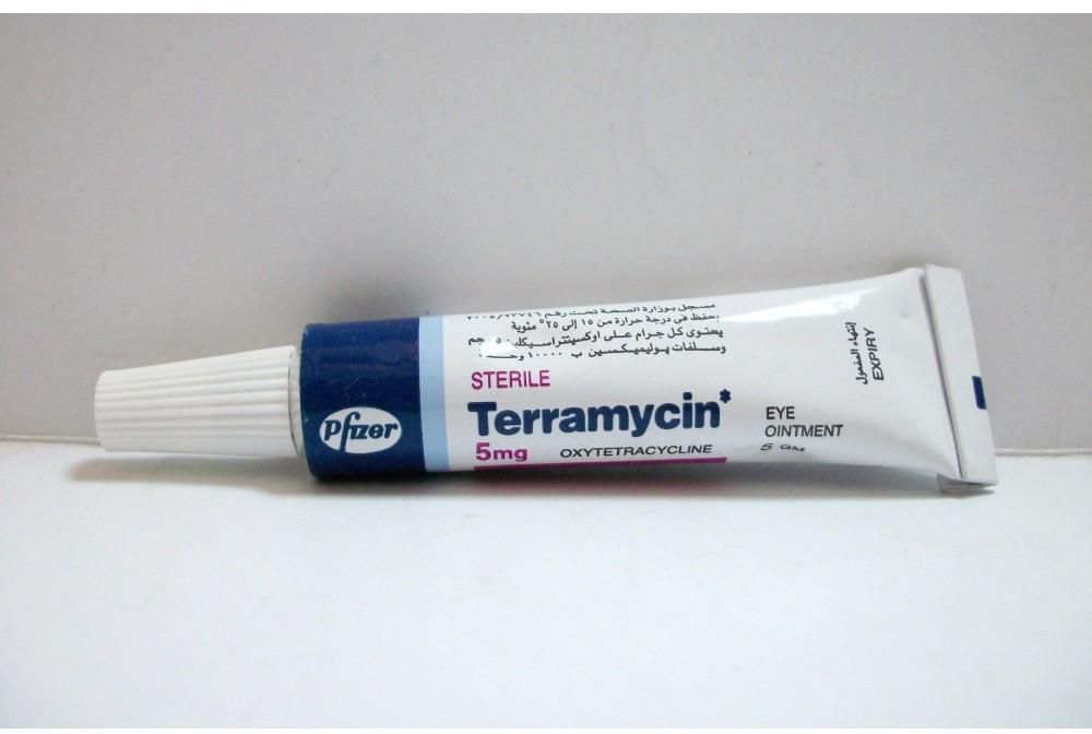 مرهم العين Terramycin أشهرها لعلاج التهابات العين وإصابات العين وما هي طريقة استخدامه ،