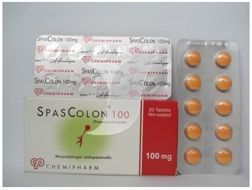 حبوب Spascolon هي دواء لأمراض القولون العصبي والمعدة