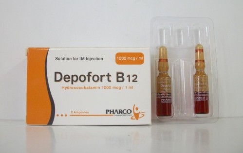 Depofort B12 هو الأكثر ف مرتفعة لنقص فيتامين ب 12 والوقاية من مضاعفاته