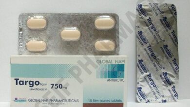 تارجو 750 دواعي الاستعمال TARGOFLOXIN 750 MG